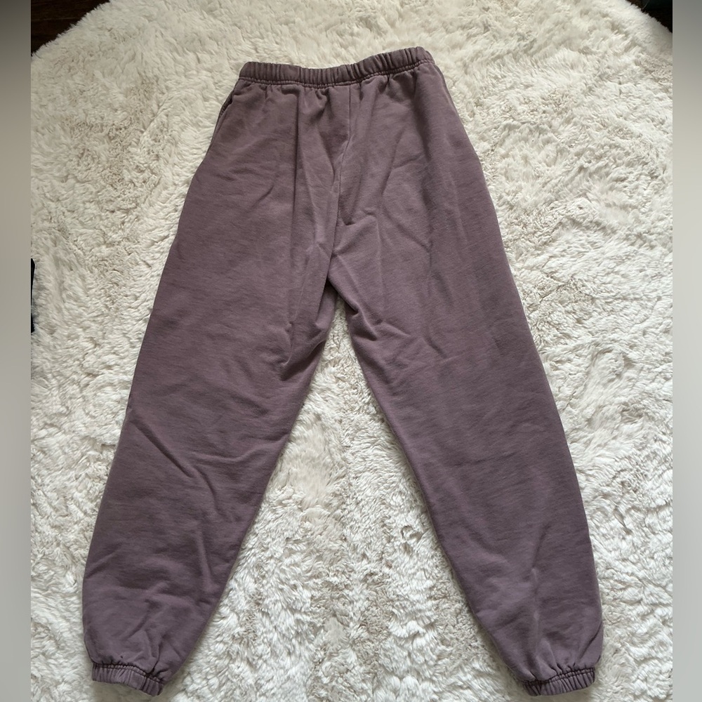 TNA Purple Sweatpants Relaxed Fit Joggers - Picture 2 of 6